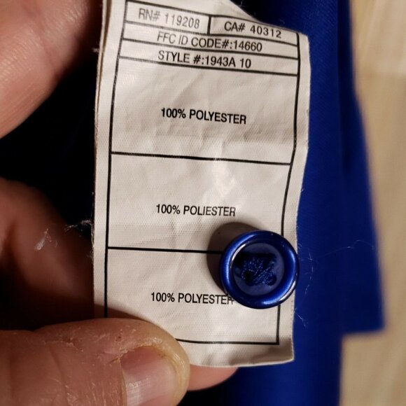 Adidas Climalite Mens University Of Kansas Blue Polo Large - Picture 5 of 6